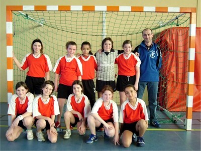 L'équipe des Moins de 12 ans Féminines de la saison 2005-2006