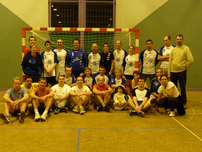 Match  Cluses HB Loisir vs Trésor Public de Sallanches du 20 novembre 2008