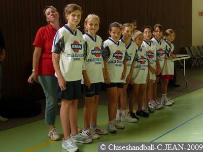 Matchs Cluses Handball en Moins de 12 ans Féminines du 11 octobre 2008