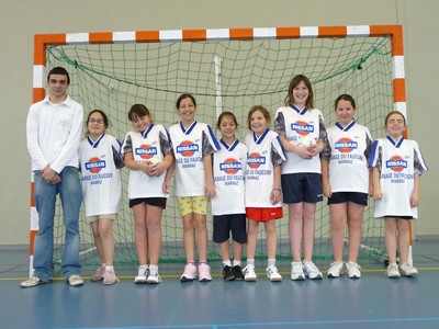 L'équipe des Moins de 12 ans Féminines de la saison 2008-2009