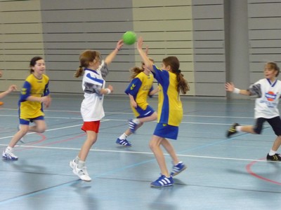 Photos des matchs des Moins de 12 ans Féminines de Cluses handball du 31 janvier 2009