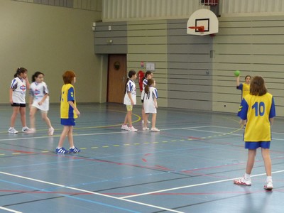 Photos des matchs des Moins de 12 ans Féminines de Cluses handball du 31 janvier 2009