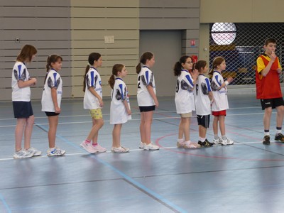 Photos des matchs des Moins de 12 ans Féminines de Cluses handball du 31 janvier 2009