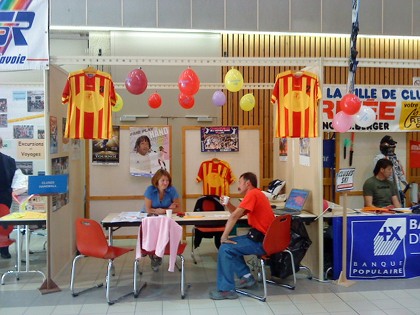 Stand de Cluses Handball - Forum des associations 2010
