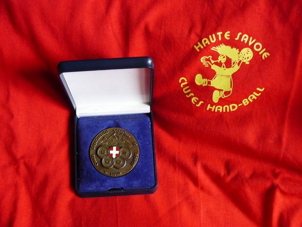 La médaille Olympique dans son écrin