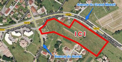 Nouveau gymnase à Cluses du 1er avril 2012