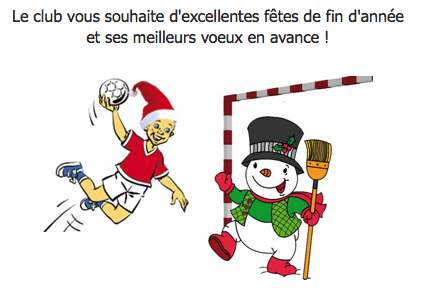 Vœux 2012 du CSAV Hanball