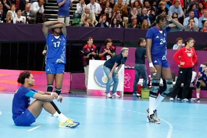 JO 2012 - France vs Monténégro - © FFHB
