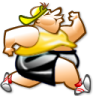 Maillot jaune et short noir
