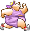 Maillot violet et short violet