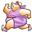 Maillot violet et short violet
